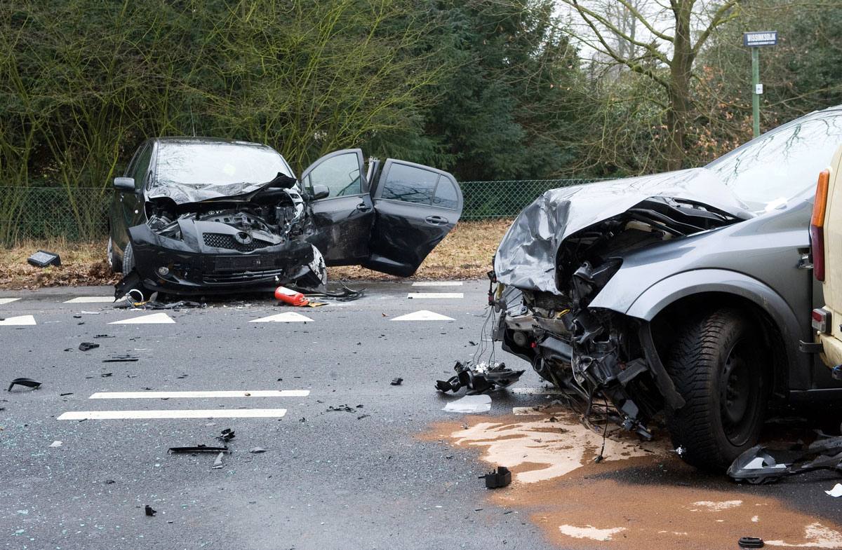 two cars after an accident that need affordable Auto Insurance in Mooresville, NC