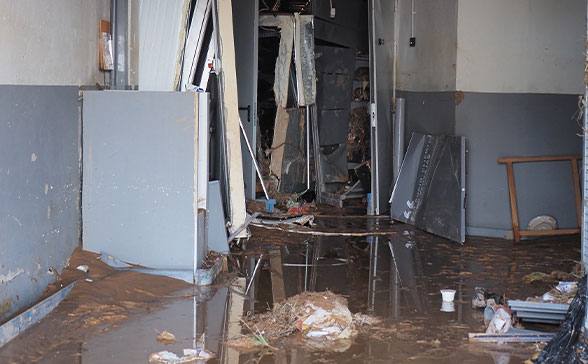 damaged building that needs Flood Insurance In Salisbury, Concord, Mooresville, Kannapolis, Huntersville, Davidson, NC, and the Surrounding Areas